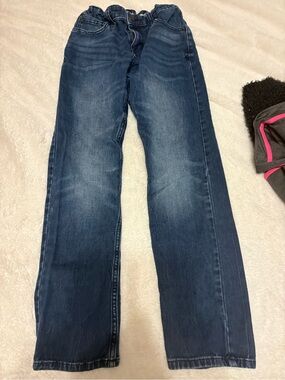 Cat & Jack Dark Blue Straight Leg Jeans